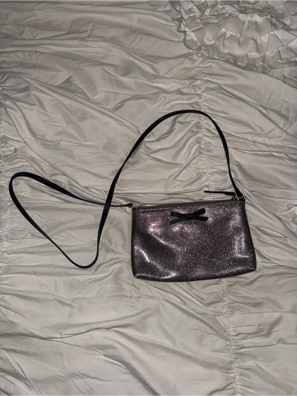 Kate Spade Glitter Bow Crossbody Bag